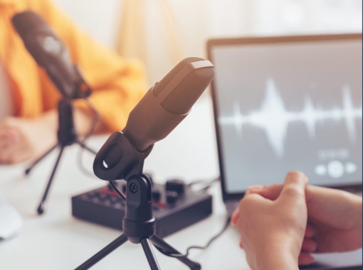 Podcast Micro pour enregistrement d'un podcast