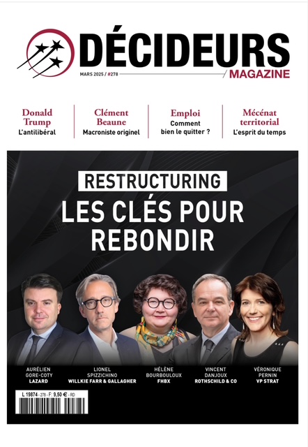 couverture d'acticle dans décideurs
