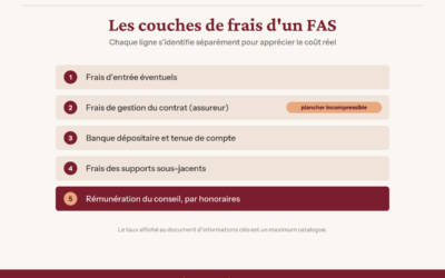 Les frais d’une assurance-vie luxembourgeoise en FAS