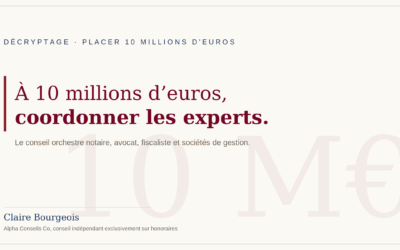 Placer 10 millions d’euros
